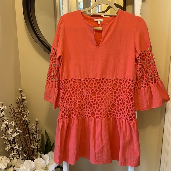 Tyler Boe Corral Eyelet Izzy Dress. Size Small - Picture 5 of 8